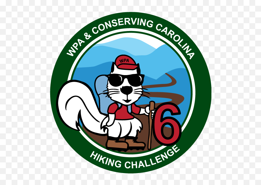 White Squirrel Hiking Challenge 6 - Conserving Carolina Hiking Squirrel Png,Conservation Register Icon