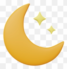 Premium Half Moon 3d Illustration Download In Png Obj Or