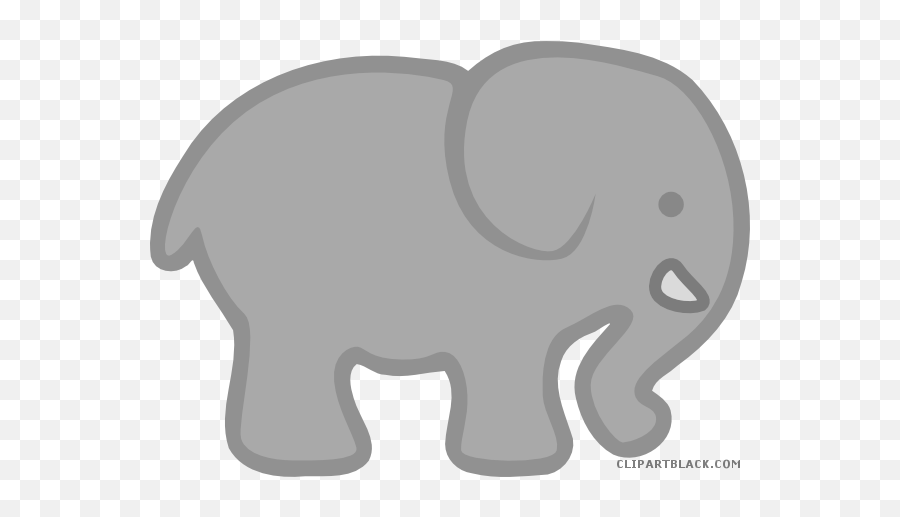 Elephant Silhouette Animal Free Black White Clipart - Cartoon Red Elephant Png,Elephant Silhouette Png