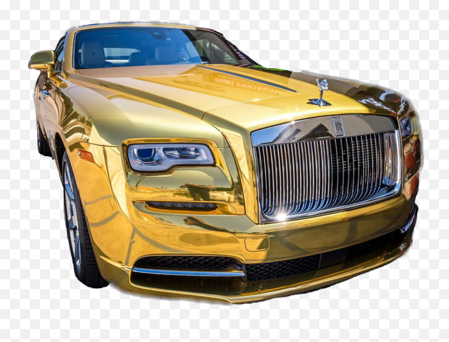 Library Of Gold Car Svg Png Files Clipart Art - Rolls Royce Gold,Rolls Royce Png