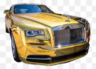 Library Of Gold Car Svg Png Files Clipart Art - Rolls Royce Gold,Rolls Royce Png