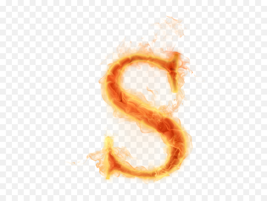 S - Burning Letter S Png,Burning Png