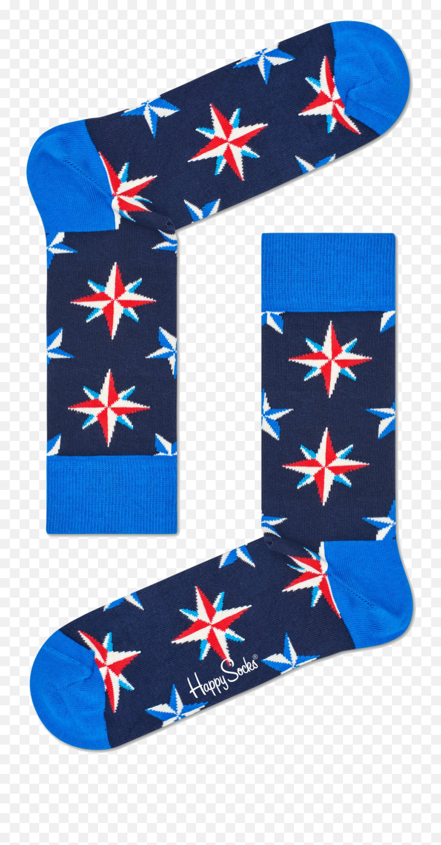 Happy Socks Nautical Star - Sock Png,Nautical Star Png