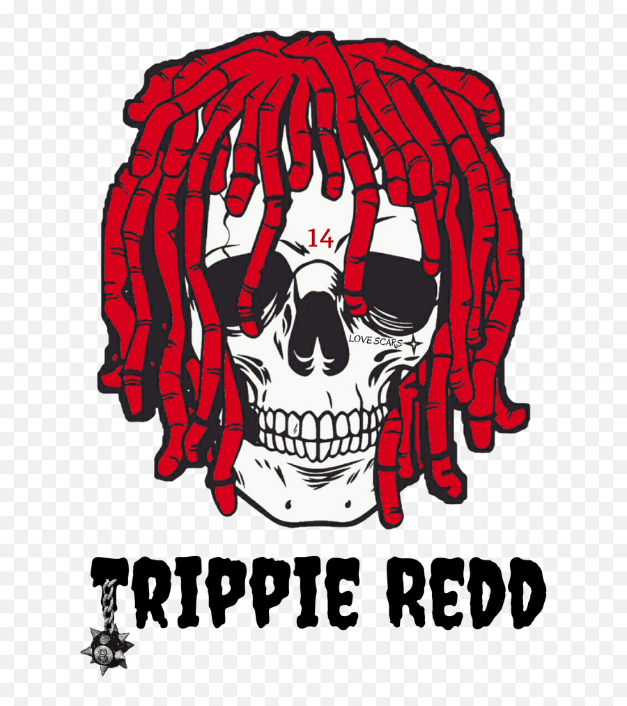 Trippie Redd Rapper Skeleton Mini Art - Art Trippie Redd Png,Trippie Redd Png