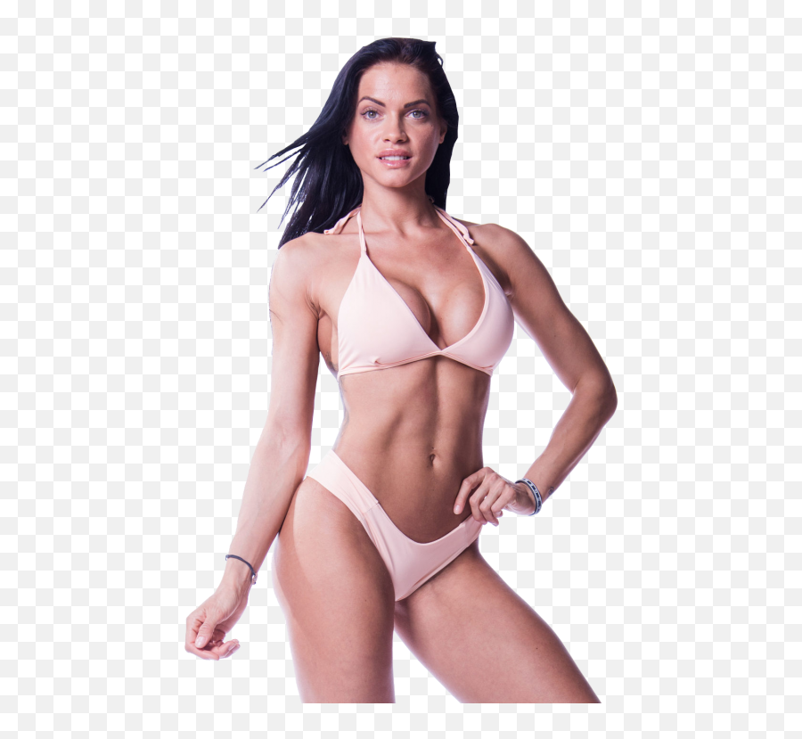 Bra Bathing Model N631 Salmon Nebbia - Nebbia Fitness Nebbia Triangle Bikini Top 631 Png,Girl In Bikini Png