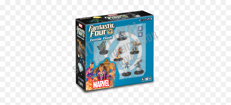 Blackfireeu - Your European Distributor For Hobby Games And Marvel Heroclix Fantastic Four Cosmic Clash Starter Set Png,Fantastic Four Logo Png