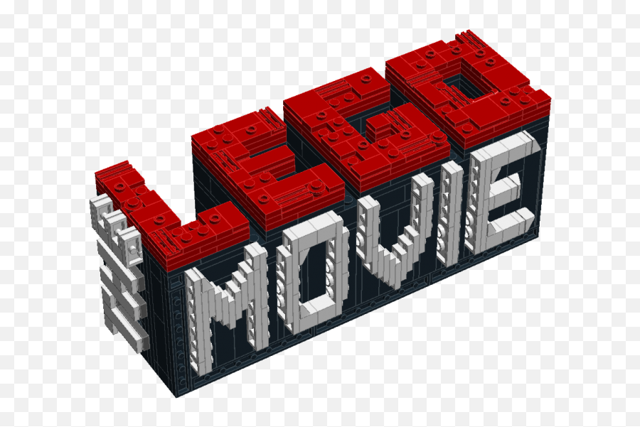 The Lego Movie Logo Designed In Scale A - Lego Movie Png,Movie Logo