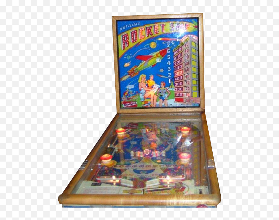 Download Classic Never Gets Old - Rocket Ship Pinball Rocket Ship Pinball Machine Png,Old Ship Png