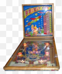 Download Classic Never Gets Old - Rocket Ship Pinball Machine png