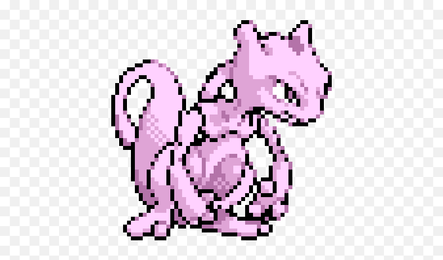Mewtwo Vector Royalty Free - Pokemon Red Mewtwo Sprite Png,Pokemon Red Png
