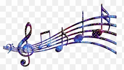 blue music notes png