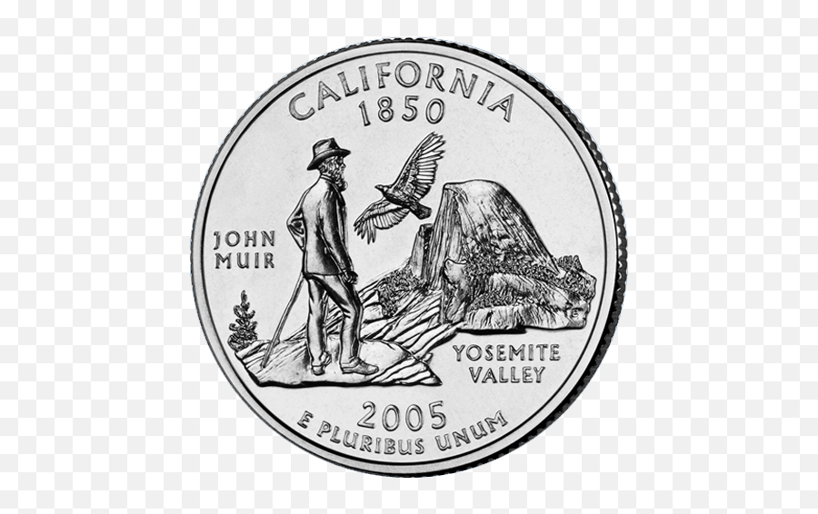 2005 - P California Quarter Bu Single California Quarter Png,Quarter Png
