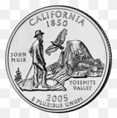 2005 - P California Quarter Bu Single California Quarter Png,Quarter Png