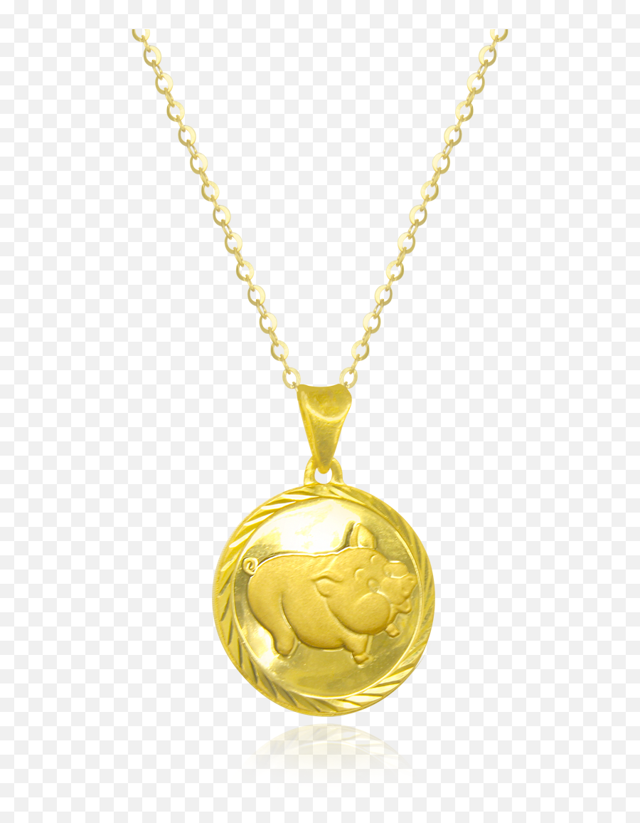 Download Hd Pua Necklace By Oro China Jewelry - Gold Pendant Locket Png,Pendant Png