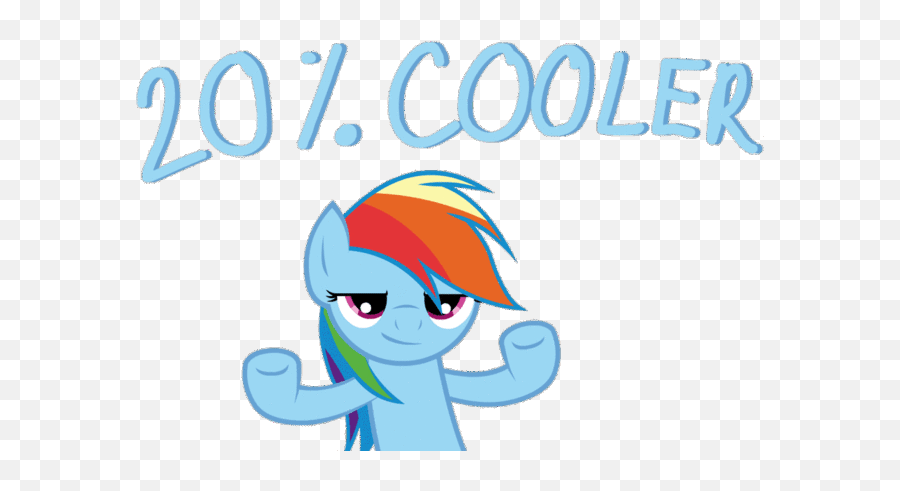 Top Rainbow Dash Stickers For Android U0026 Ios Gfycat - Rainbow Dash 20 Cooler Png,Rainbow Dash Transparent