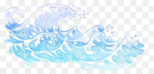Pause Button U2014 The Wave - Ocean Drawing Png