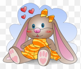 Bunny Hare Figure - Free Image On Pixabay Happy Png,Rabbit Ears Png