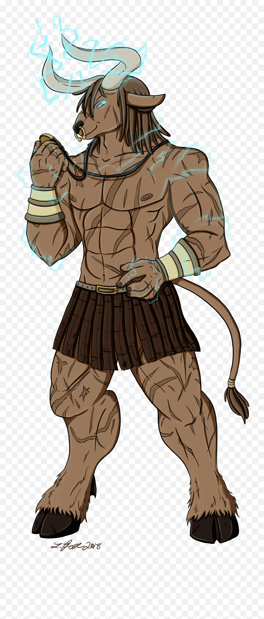 Ocart Iskander My Minotaur Storm Herald Barbarian Dnd - Supernatural Creature Png,Minotaur Png