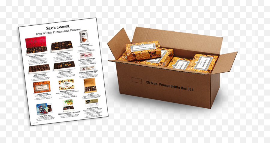 Fundraising Business Gifts From Sees - Package Delivery Png,See's Candies Logo