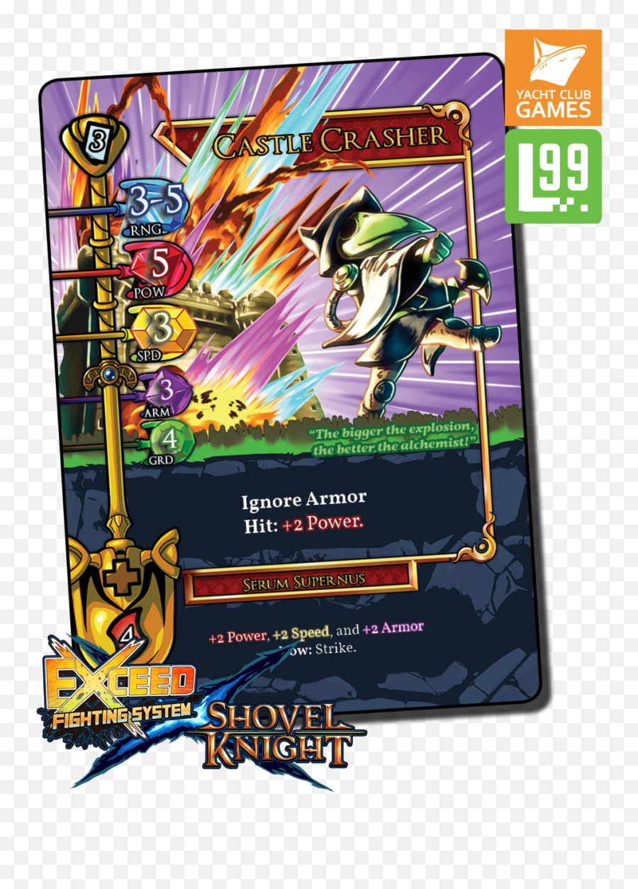 Exceed Shovel Knight Preview - Plague Knight U2014 Level 99 Games Exceed Fighting System Shovel Knight Png,Castle Crashers Png