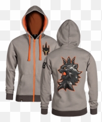 Overwatch Reinhardt Hoodie Full Size Png Download Seekpng - Sweatshirt