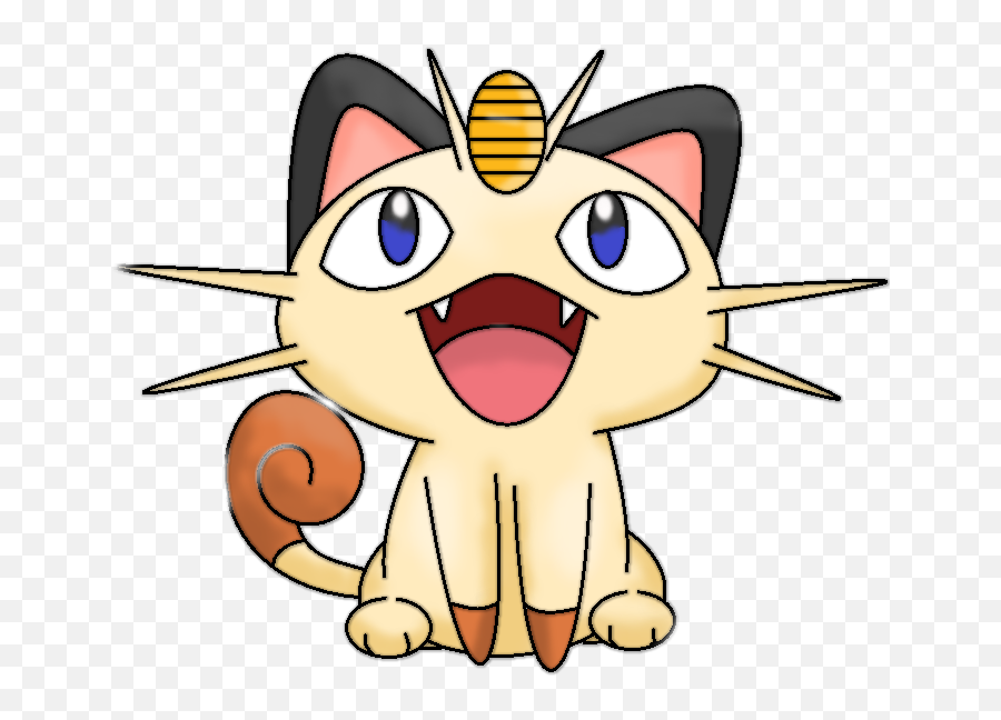 Pokemon Meowth Sticker By Rubbleu0027sbiggestfan - Meowth Cute Png,Meowth Transparent