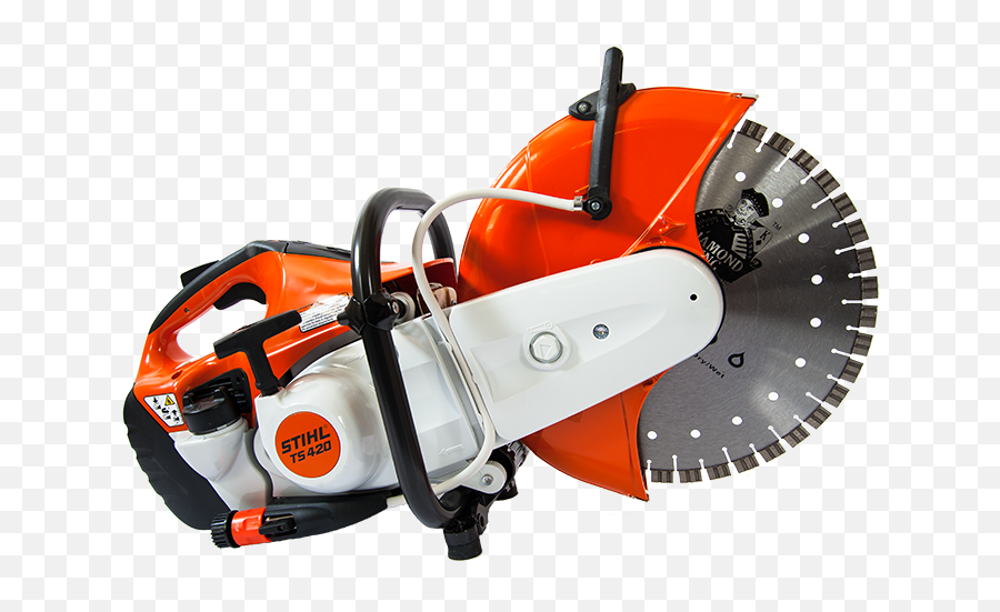 Stihl Ts 420 Gas Powered Saw - Concrete Cutting Machine Png,Stihl Logo Png