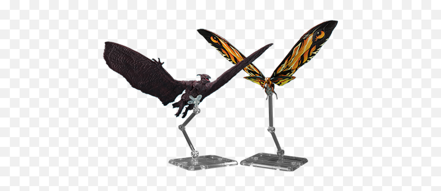 Mothra And Rodan Collectible Figure Set - Rodan Mothra Toy Png,Mothra Png