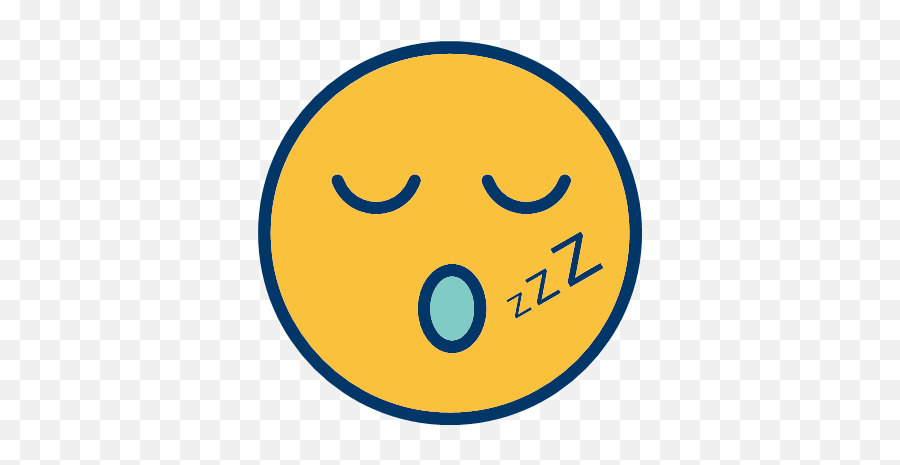 Face Sleep Smiley Icon Png