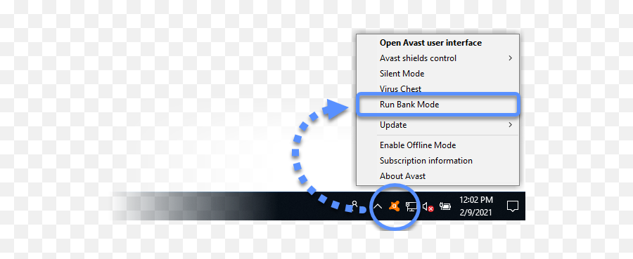 Bank Mode In Avast Secure Browser - Vertical Png,Avast Icon Disappeared From Tray