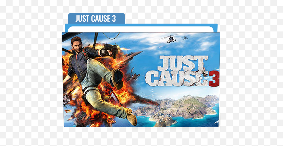 Just Cause 3 Folder Icon Free Download - Designbust Ps4 Just Cause 3 Png,Cause Icon