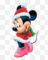 Download Mickey Company Minnie Pluto Walt The Mouse Clipart - Minnie Mouse Christmas Clipart Png,Minnie Mouse Face Png
