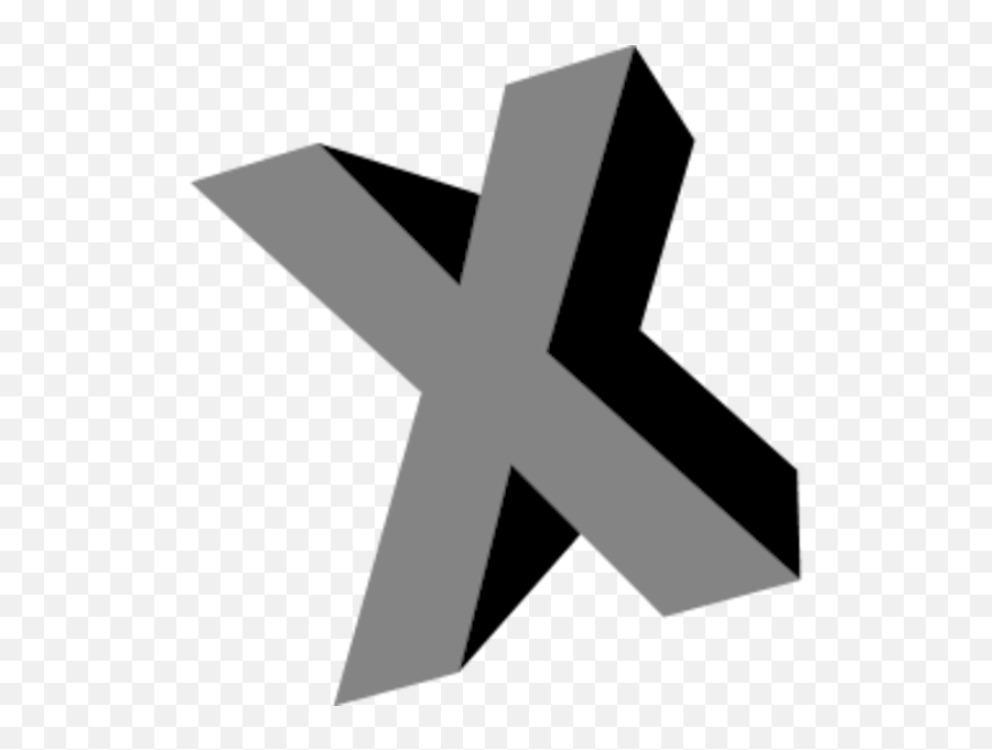 Letter X Icon Free Images - Vector Clip Art Letter X 3d Png,White X Icon