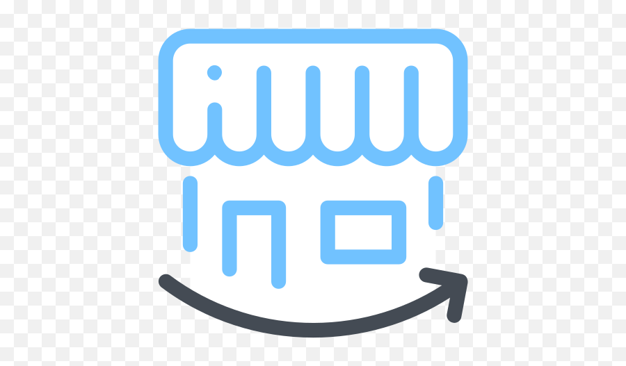 Shop Arrow Icon In Pastel Style - Dot Png,Blue Circle Arrow Icon