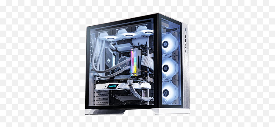 Level51 - Custom Gaming Systems Rapid Mesh White Chassis Png,Custom Pc Icon