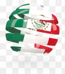 Round 3d Icon Illustration Of Flag Mexico - Icon Bangladesh Flag Png