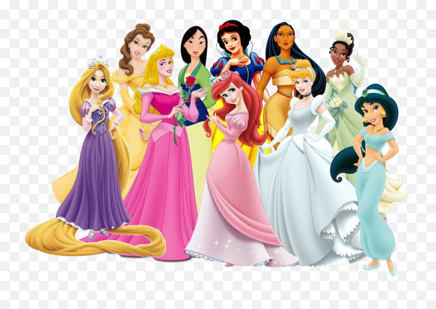 Disney Princesses Png Transparent - Disney Princess Hd,Disney Characters Transparent Background