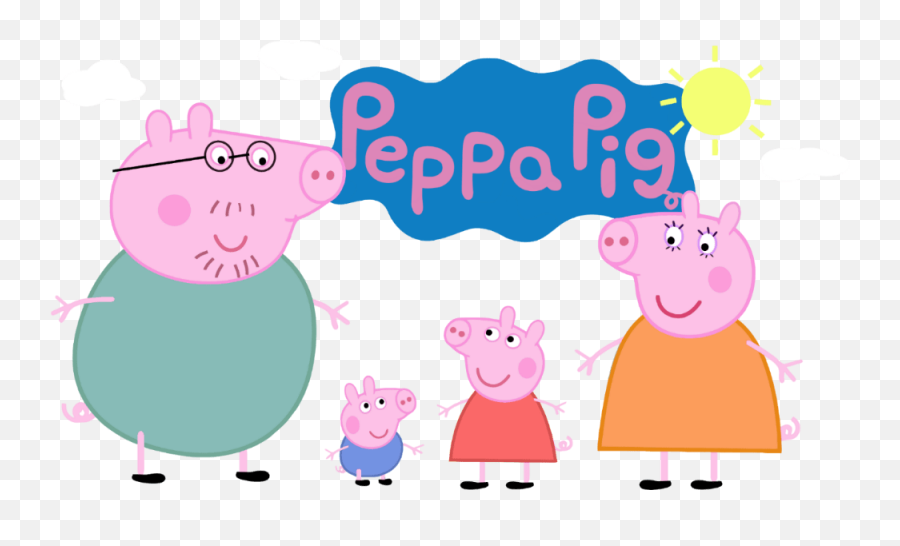 Peppa Pig Family Transparent Png - Transparent Png Peppa Pig Png,Peppa Pig Png