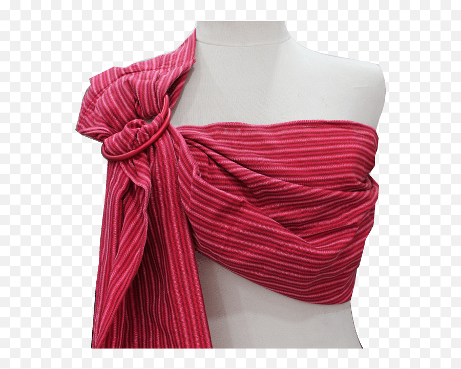 Qb Ring Sling Handwoven Cotton Poly Blend - Red Stripe Cocktail Dress Png,Red Stripe Png