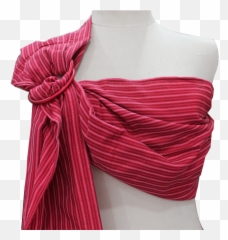 Qb Ring Sling Handwoven Cotton Poly Blend - Red Stripe Cocktail Dress Png,Red Stripe Png