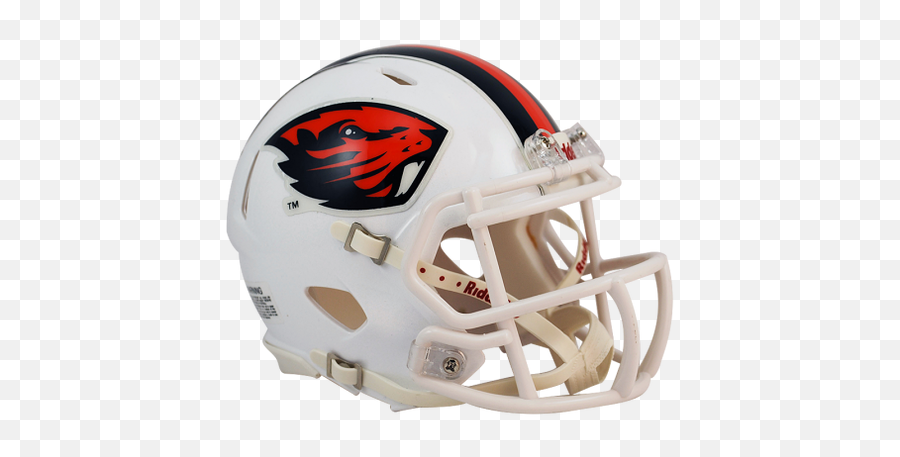 Matte White With Scarlet Red Mask Blank Riddell Revolution - College Mini Helmet Png,Riddell Speed Icon Helmet