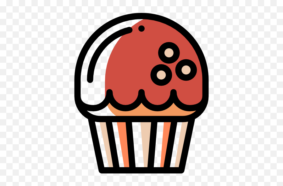 Free Icon Cupcake - Baking Cup Png,Cupcake Icon Png