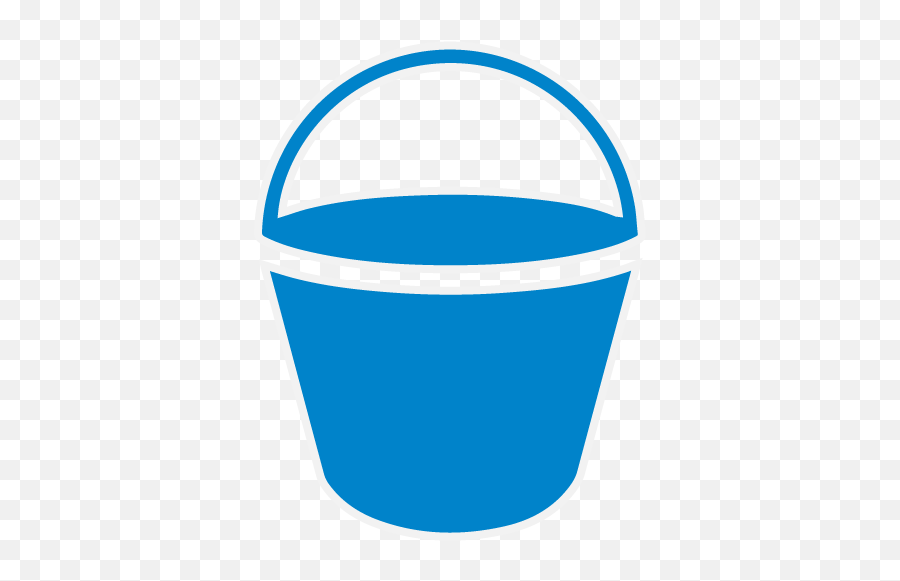 Blue - Bucketpng Okddc Empty,Blue Icon White G