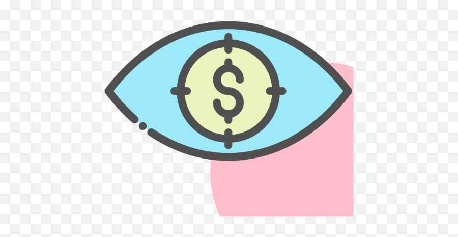 Eye Find Magnifier Search View Vision Free Icon - Icon Blue Target Icon Transparent Png,Vision Icon