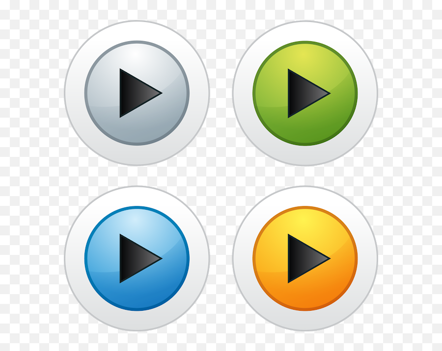 Play Icons Buttons Downloadsvg Eps - Circle Png,Twitter Logo Color