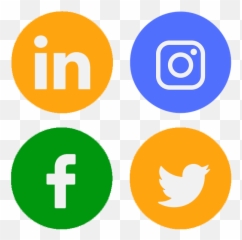 The Challenges Facing Indiau0027s Media Landscape Shouting - Facebook Twitter Instagram Linkedin Icons png
