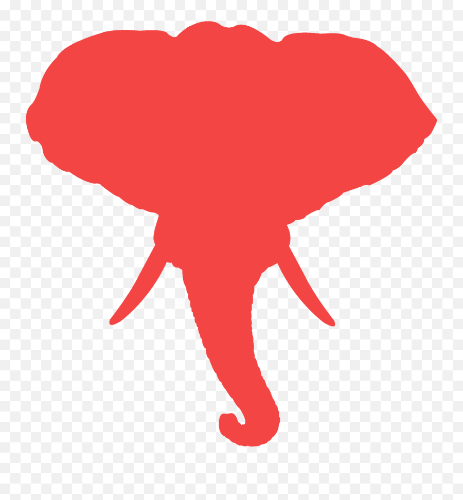 Elephant Head Silhouette - Free Vector Silhouettes Creazilla Elephant Head Silhouette Png,Elephant Silhouette Png