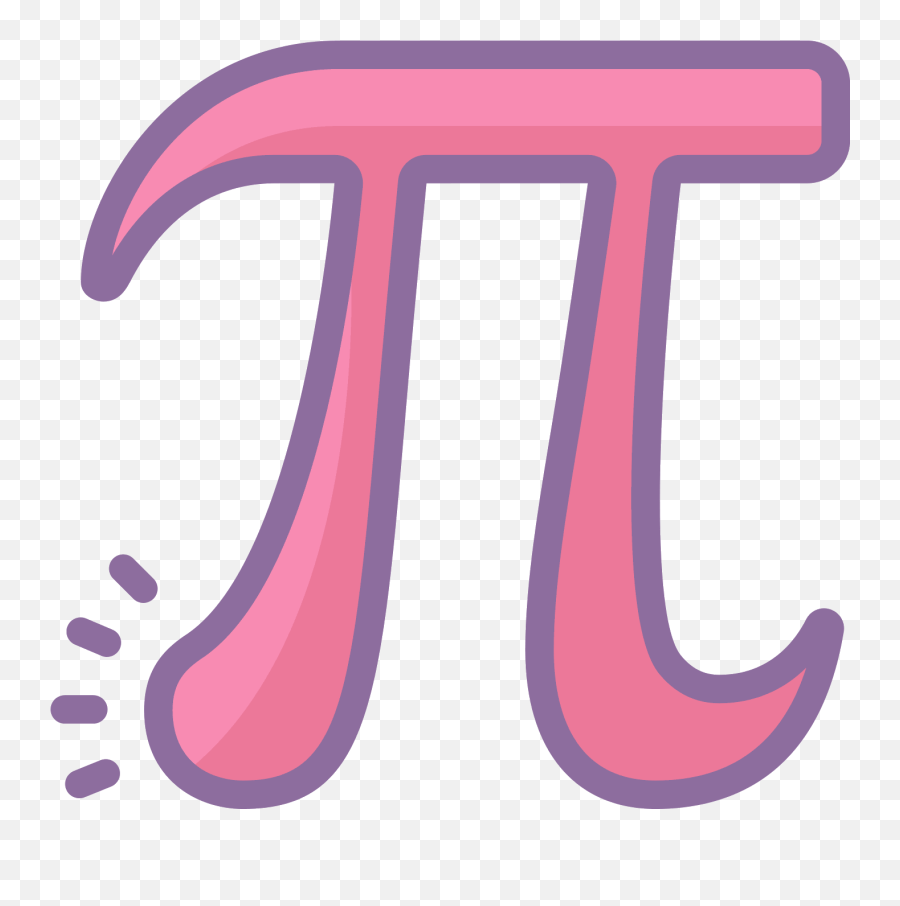 Pi The Mathematical Symbol For Number - Icon Cute Pi Symbol Clipart Png,Number Icon Download