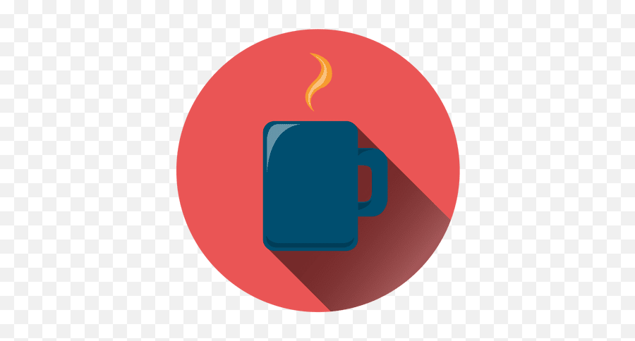 Coffee Mug Circle Icon Transparent Png U0026 Svg Vector Red