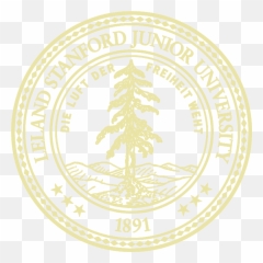Stanford University Gold Embossed Diploma Frame In Studio Png